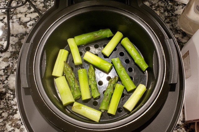 【ホットクック】蒸し野菜「アスパラガス」｜料理の手順