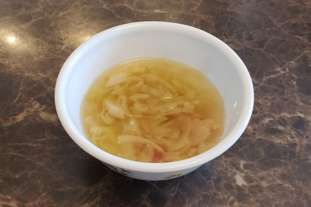 【ホットクック】ベーコンとキャベツのコンソメスープのレシピ