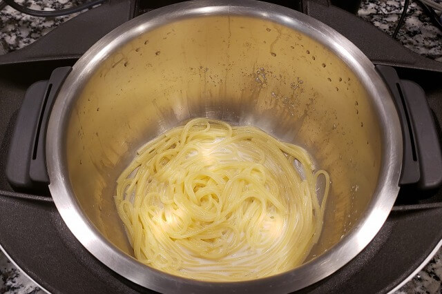【ホットクック】レモンクリームのスパゲッティ｜料理の手順