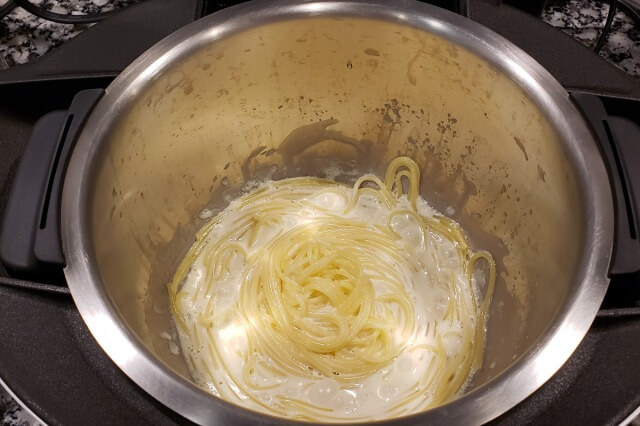 【ホットクック】レモンクリームのスパゲッティ｜料理の手順