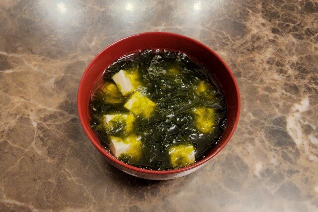 【ホットクック】豆腐とあおさのお吸い物のレシピ